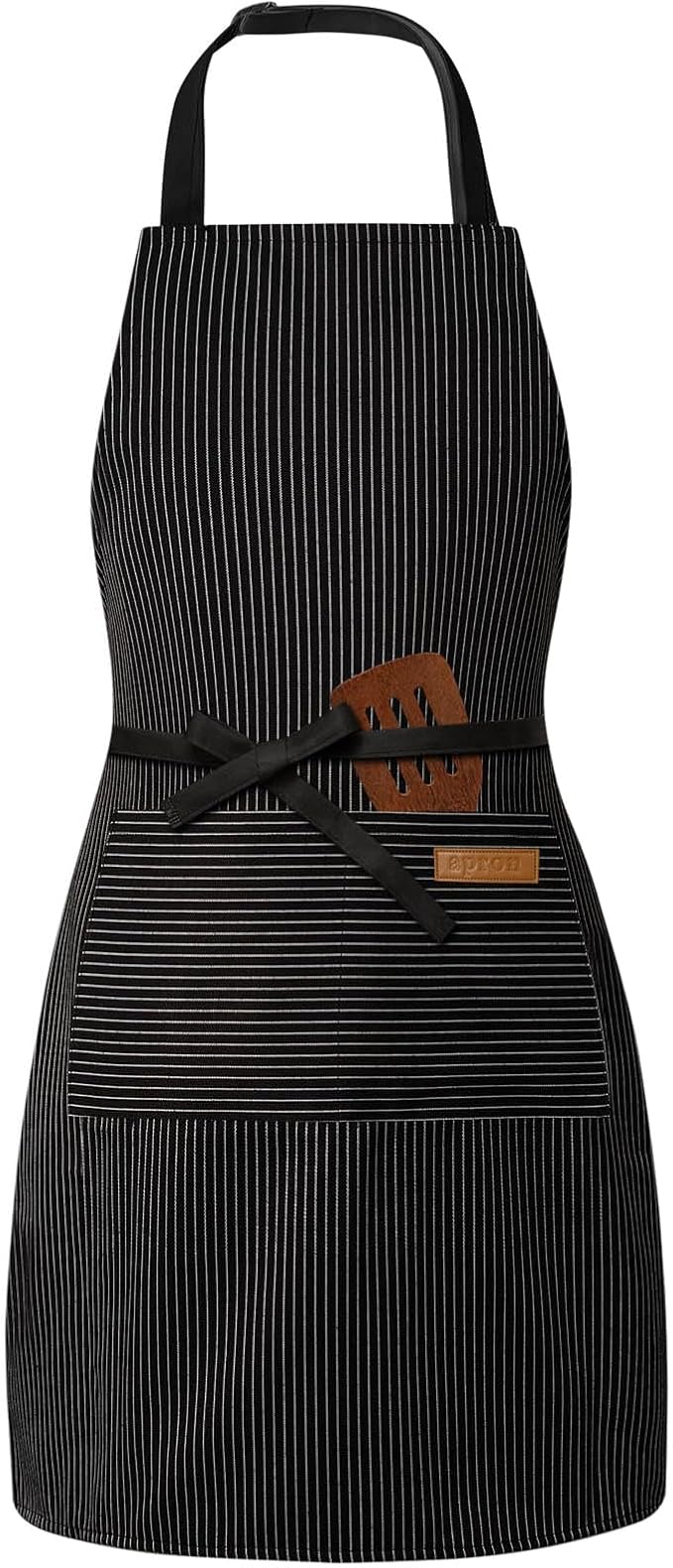 BeLuyi Adjustable Bib Apron with 2 Pockets Chef Cooking Kitchen Restaurant Aprons for Women Men by BELUYI