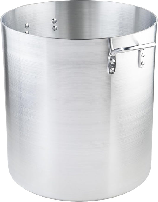 Winware Professional Aluminum 60 Quart Stockpot, Silver by Winware