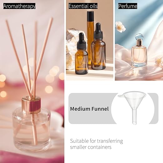 9 Pack Small Funnel Kit 3 Sizes with Droppers for Kitchen Bottles, Essential Oils, Capsules & Pet Souvenirs - Image 4