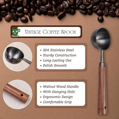 3pcs Coffee Bean Dosing Cup Set with Gift Box, Dosing Ceramic Cups Stainless Steel Spoon Portable Spray Bottle Static Reduction Precise Measuring for Espresso Tea Coffee Bar Accessories Kit - Image 2