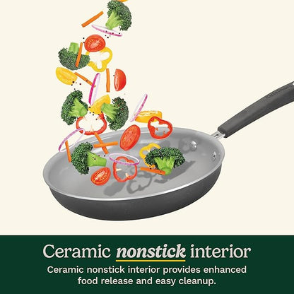Cuisinart 11-Piece Nonstick Cookware Set, Ceramica XT, Black, 54C-11BK - Image 3