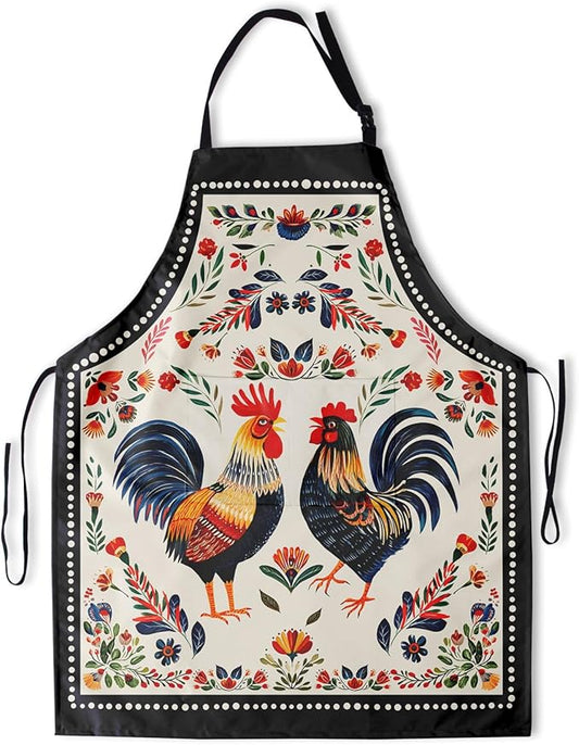 Funny Apron Polyester Grooming Aprons with Pocket for Cooking Kitchen Grilling Adults