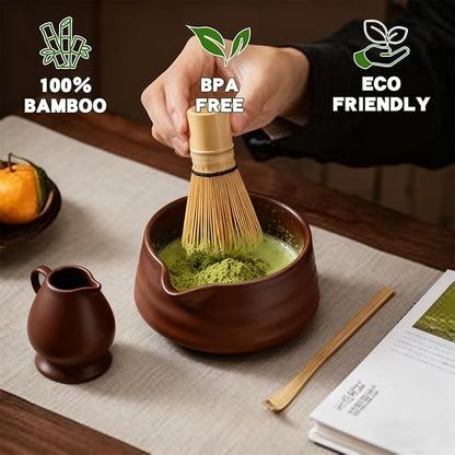 Clay&Fire Matcha Whisk, 2 Pack Handcrafted Bamboo Whisk for Matcha Powder, Traditional Japanese Chasen for Matcha Stirrer, 100% Natural Matcha Wisk - Image 3