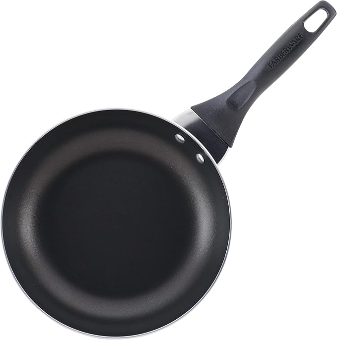 Farberware Dishwasher Safe Nonstick Cookware Pots and Pans Set, 15 Piece, Pewter - Image 10