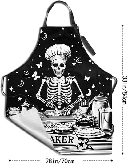 Funny Apron Polyester Grooming Aprons with Pocket for Cooking Kitchen Grilling Adults