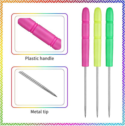 TIESOME 24Pcs Sugar Stir Needle Scriber Needle Biscuit Icing Pin DIY Baking Pin Stainless Steel Pin Cake Decorating Needle Tool