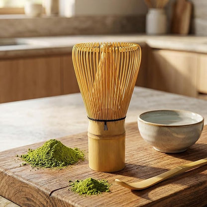 Clay&Fire Matcha Whisk, 2 Pack Handcrafted Bamboo Whisk for Matcha Powder, Traditional Japanese Chasen for Matcha Stirrer, 100% Natural Matcha Wisk - Image 8