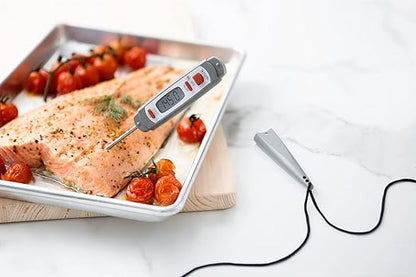 Taylor 9847 Waterproof Digital Instant Read Meat Food Grill BBQ Kitchen Cooking Thermometer, Comes with Sleeve Extender and Lanyard - Image 2