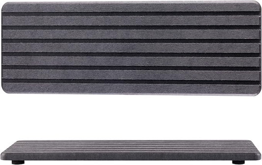 NiuYichee 2 PCS Water Absorbent diatomite Coasters, 12.2" x 4" Water Absorbing Stone Tray for Sink, Stone Drying mat for Kitchen Counter, Stone soap Tray Used for Hand Soaps & toiletries & Plants by NiuYichee
