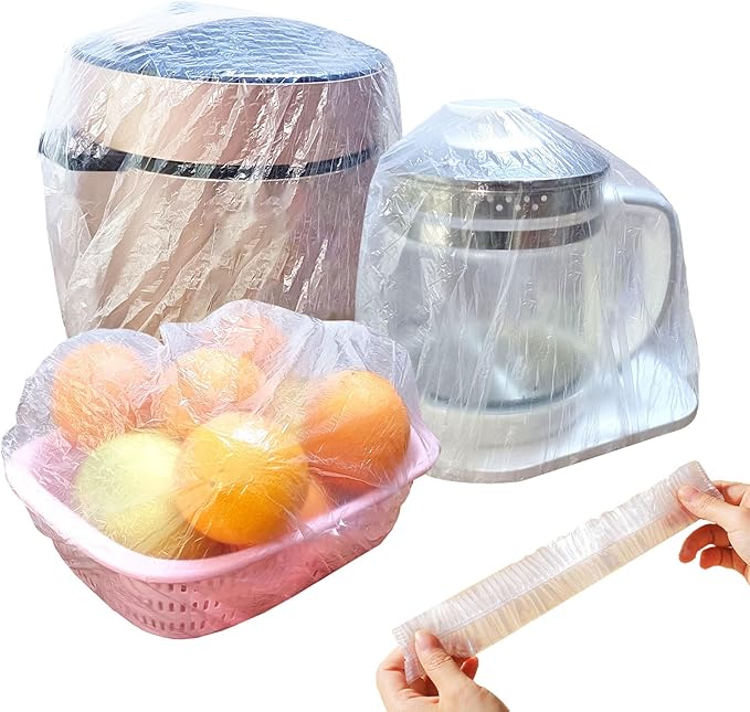 STAYWILD 30 PCS Kitchen Small Appliance Dust Covers,Disposable Thickened Plastic Cover for Air Fryer,Blender,Coffee Maker,Pressure Cooker & Slow Cooker by STAYWILD