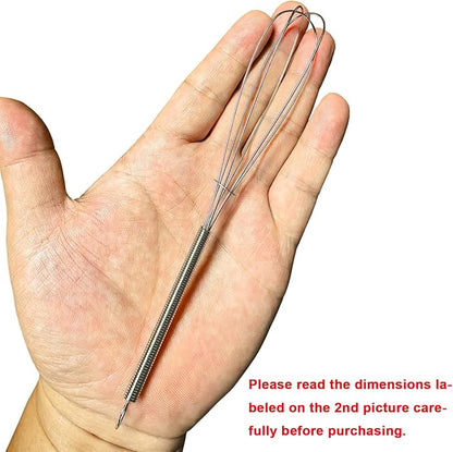 CHuangQi (Pack of 12) 7 inch Stainless Steel Whisk for Cooking, Blending, Whisking, Beating, Stirring, Balloon Whisk/Kitchen Whisk - Image 3