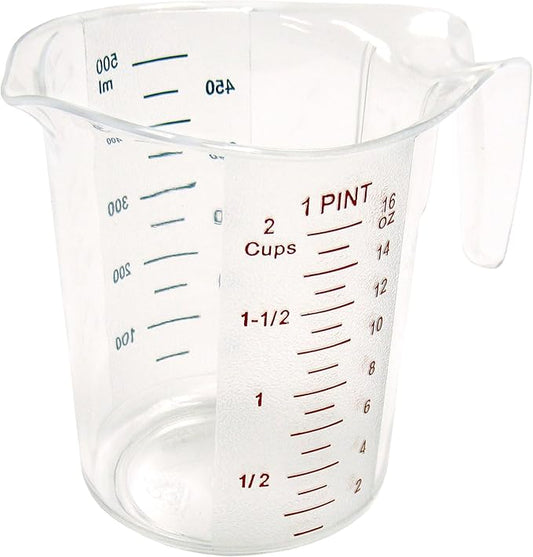 Winco PMCP-50 PintWinco Measuring Cup, Polycarbonate, 1-Pint, Clear by Winco