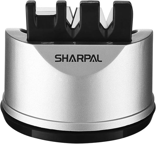 SHARPAL 191H Knife Scissors Sharpener | Repairs, Restores & Sharpens Straight, Serrated & Kitchen Knives – Versatile Sharpening Tool for Blades Mothers Day Gifts by SHARPAL