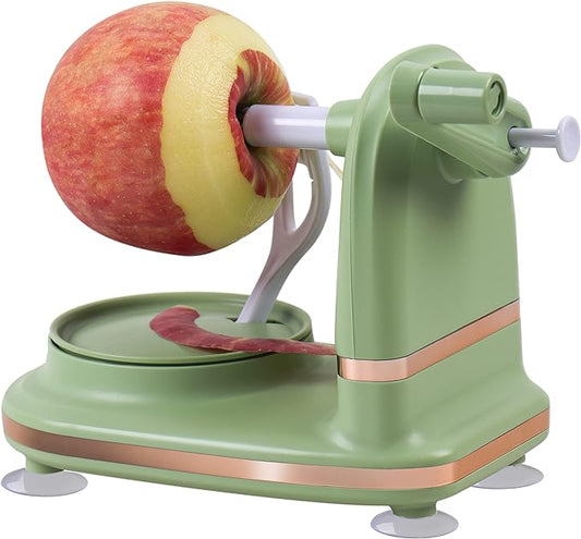 VEELAM Apple Peeler with 2 Blades Replacements, Apple Peeler Slicer & Corer for Home Kitchen Quick Applesauce Pie Making
