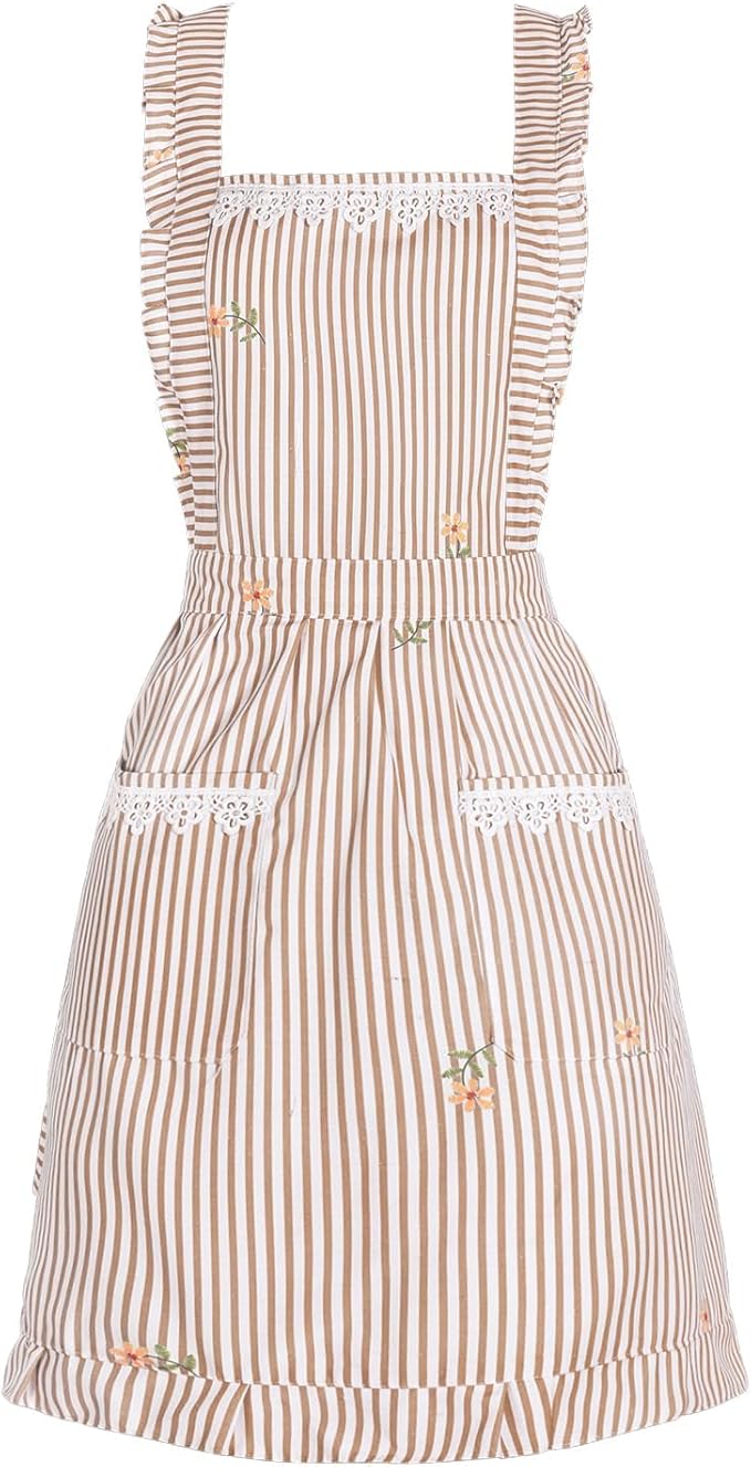 Funny Aprons for Women with Pockets, Kitchen Cooking Grilling Bbq Cute Chef Apron, Mothers Day Birthday Gifts for Women by Aoomzoon