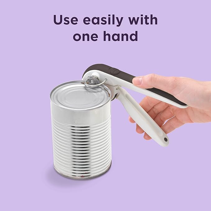 Chef'n EzSqueeze One-Handed Can Opener (Black and Meringue) - Image 4