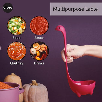 OTOTO The Original Nessie Ladle - Soup Ladle, Funny Gadgets, Loch Ness design, Cooking Gifts for Mom - Cute and Practical Kitchen Utensils - Unique Gifts for Women - Image 6