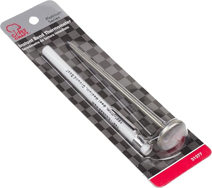 Chef Craft Select Instant Read Thermometer, 5.5 inches in Length, Stainless Steel - Image 2