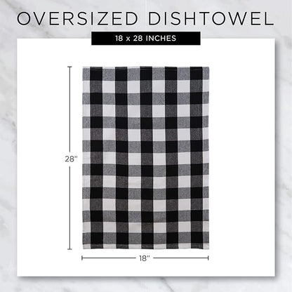 DII Home Sweet Farmhouse Kitchen Collection, Potholder/Oven Mitt/Dishtowel Set, Barn Red, 4 Count