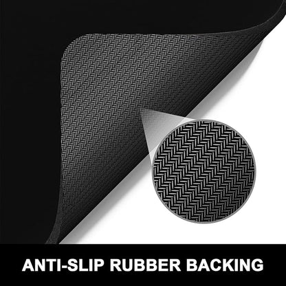 Rnivvi Dish Drying Mat, 16x18" Absorbent Drying Mat for Kitchen Counter, Cute Heat Resistant Dish Drying Pad Anti-Slip Dish Mat Drying Kitchen Mat, Dish Rack Mats for Bar Counter, Jet Black - Image 5
