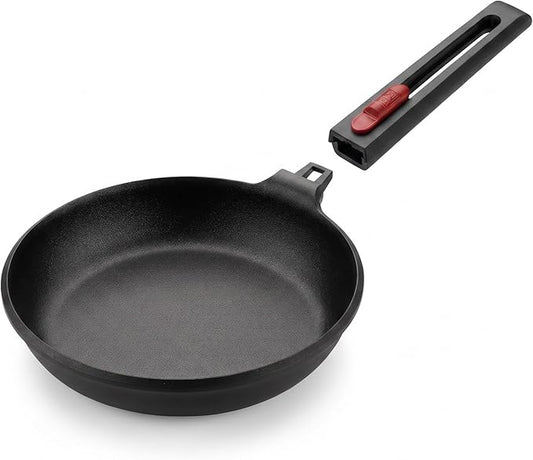 BRA COOKWARE Infinity Nonstick Frying Pan | 10.2-Inch Cast Aluminum Skillet | PFOA/PFAS Free Fry Pan | Removable Handle | All Cooktops (incl Induction) Searing Skillet | Oven Safe up to 425°F