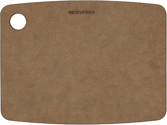 Epicurean Kitchen Series Cutting Board, 8" × 6", Nutmeg, 3.2 Pounds by Epicurean