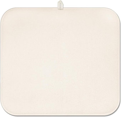 Dish Drying Mat Drainer Pads - Extra Large Microfiber Drying Mats for Dishes Kitchen Counter Super Absorbent Pads for Draining Racks (Rooster,18"x24" )