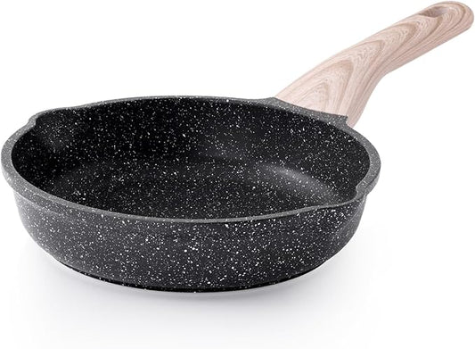 Kordisen Nonstick Frying Pan Skillet, 8 Inch Small Egg Omelet Pan, Healthy and Non Toxic, Induction Compatible, PFOA Free by Kordisen