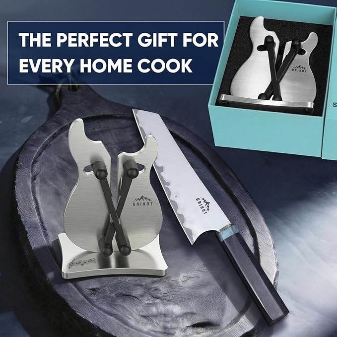 VQ-5 Professional Knife Sharpener | 3-Action Streamlined Guitar Design for Effortless Knife Sharpening - The Ultimate Tool for Precision 11 to 21 Degree Angles - Image 8