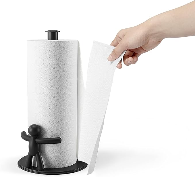 Umbra Buddy Countertop Paper Towel Holder, Black - Image 8