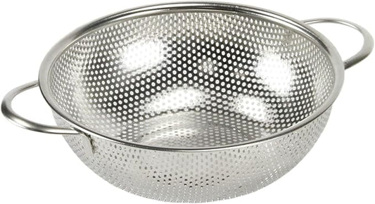 Chef Craft Select Microperforated Colander, 1.5 quart, Stainless Steel