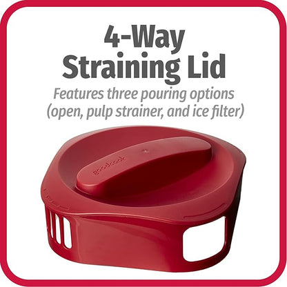 GoodCook 1/2-Gallon Pitcher with 4 Way Lid, BPA Free - Image 5