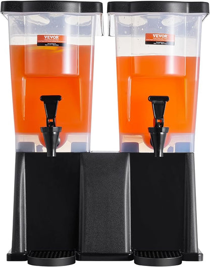 VEVOR Beverage Dispenser, 3 Gallon x 2 Drink Dispensers for Parties, Plastic Juice Dispenser with Stand Spigot Lid, Iced Tea Lemonade Juice Water Dispenser, for Restaurants, Hotels, Parties - Image 9