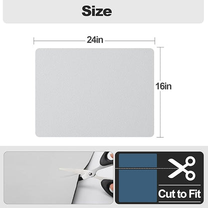Ecotrim - Dish Drying Mat for Kitchen Counter | Coffee Bar Mat for Countertops | Heat Resistant Drainer Mat with Non-slip Rubber Backed | Hide Stain Kitchen Absorbent Draining Mat | Light Grey 16"x24" - Image 6
