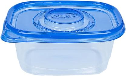 Glad GladWare Medium Rectangle Food Storage Containers with Lids, BPA Free Plastic for Soups Salads and Meal Prep, Airtight Leak Resistant, Microwave Dishwasher Freezer Safe, 24 Oz, 5 Count - 6 Pack - Image 5