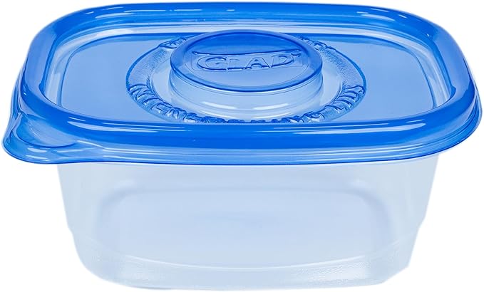 Glad GladWare Medium Rectangle Food Storage Containers with Lids, BPA Free Plastic for Soups Salads and Meal Prep, Airtight Leak Resistant, Microwave Dishwasher Freezer Safe, 24 Oz, 5 Count - Image 4