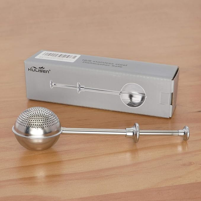HULISEN Flour Duster for Baking, One-Handed Operation, 304 Stainless Steel Powdered Sugar Shaker Duster, Pick Up and Dust Flour Sifter, Gift Package - Image 9