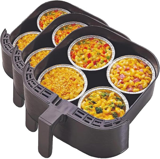 Reynolds Kitchens Air Fryer Cups, Easily Cook Individual Air Fryer Food and Non-Traditional Foods, Great for Meal Prepping and Picky Eaters, Oven-Safe and Grill-Safe, 30 Pack, 8 fl oz. by ReynoldsConsumerProducts