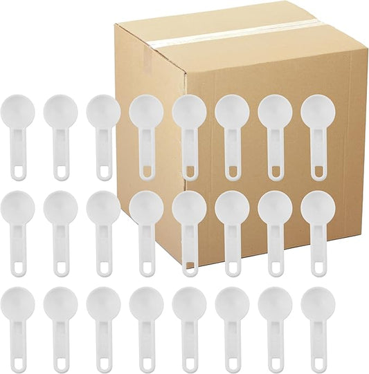 Cornucopia Brands Bulk Pack of Teaspoon Measuring Spoons (240-Pack); 5 ml / 5 cc Scoops Which Fit Inside a Spice Bottle by CornucopiaBrands