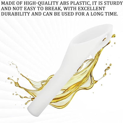 Capless Gas Tank Funnel 2PCS Fuel Funnel for Automotive Use for Ford Focus F150 Mercury Lincoln Mountaineer Mariner, Gas Funnel for Cars OEM#8U5A-17B068-EB 1782177 1833948 2050651(White)