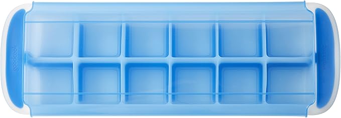 GoodCook Touch Prep and Freeze Ice Tray, 2-oz. Cubes, Stackable with Slide-off Cover - Image 8