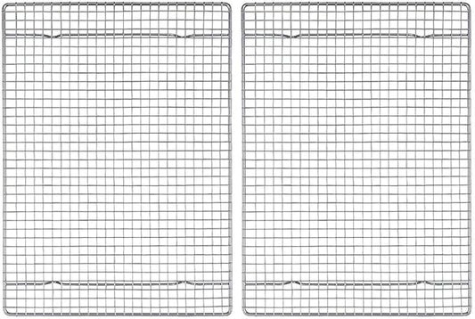 Mrs. Anderson’s Baking Professional Half Sheet Baking and Cooling Rack, 16.5 x 11.75-Inches, Set of 2