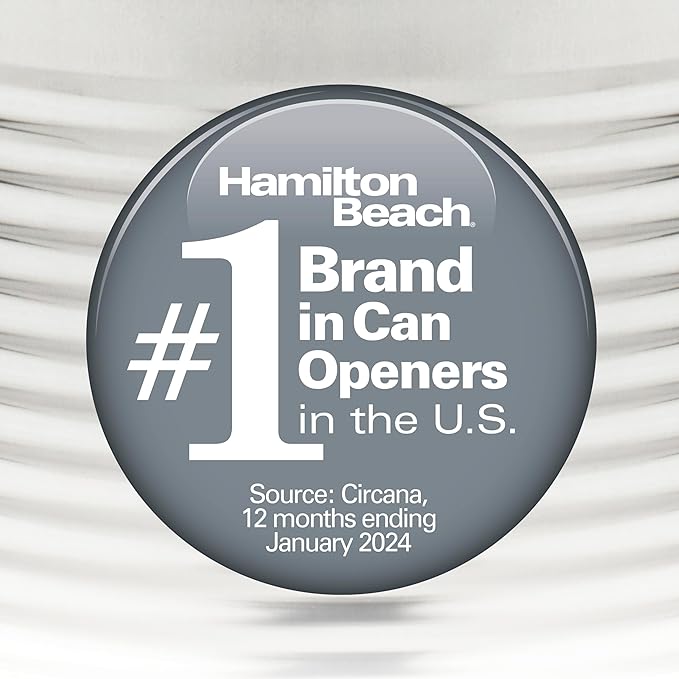 Hamilton Beach Walk 'n Cut Electric Can Opener for Kitchen, Use On Any Size, Automatic and Hand-Free, Cordless & Rechargeable, Easy Clean Removable Blade, Red (76506) - Image 7