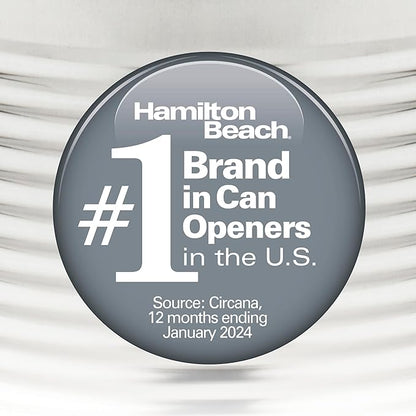 Hamilton Beach Walk 'n Cut Electric Can Opener for Kitchen, Use On Any Size, Automatic and Hand-Free, Cordless & Rechargeable, Easy Clean Removable Blade, Red (76506) - Image 7