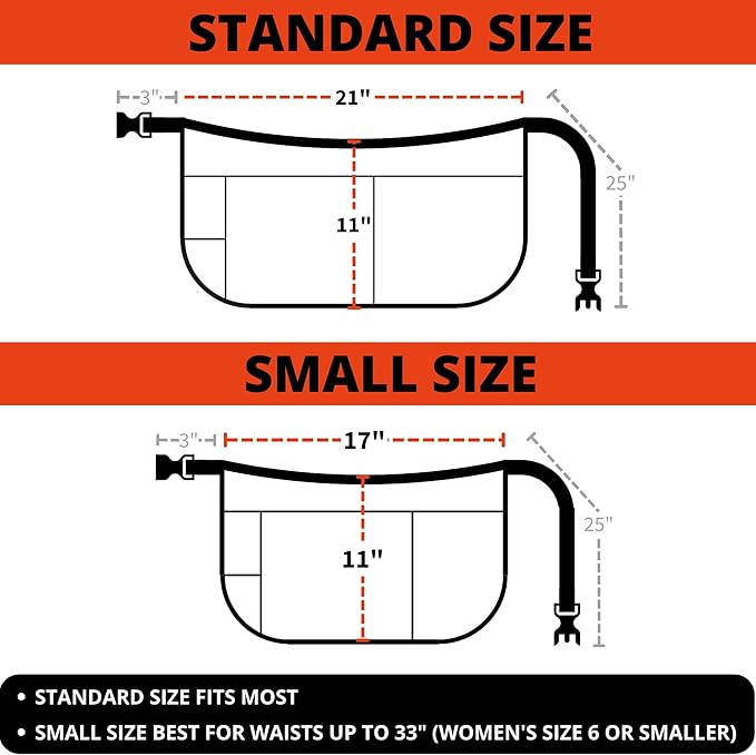 Waterproof Server Apron with Buckle - Stainproof Waist Apron for Waiters and Waitresses - Image 6