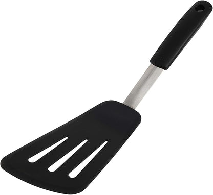 OXO Good Grips Large Silicone Flexible Turner & Good Grips Silicone Flexible Omelet Turner - Image 7