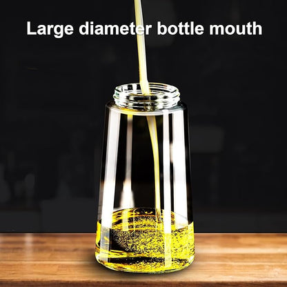 2 in 1 Glass Oil Sprayer & Dispenser,16oz/470ml Olive Cooking, Air Fryer, and Salad, for Kitchen Gadgets and Air Fryer Accessories, w/Stickers (Black) - Image 8