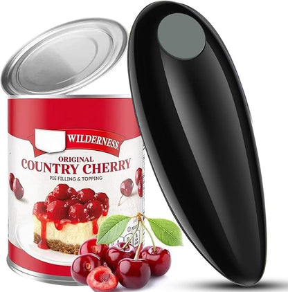 Electric Can Opener, Handheld One-touch Automatic Can opener, Smooth Edge Kitchen Gadget Can Openers Electric for Seniors with Arthritis by Newoed