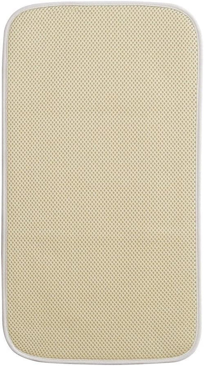 iDesign iDry Mini Absorbent Kitchen Countertop Dish Drying Mat - Wheat/Ivory by iDesign