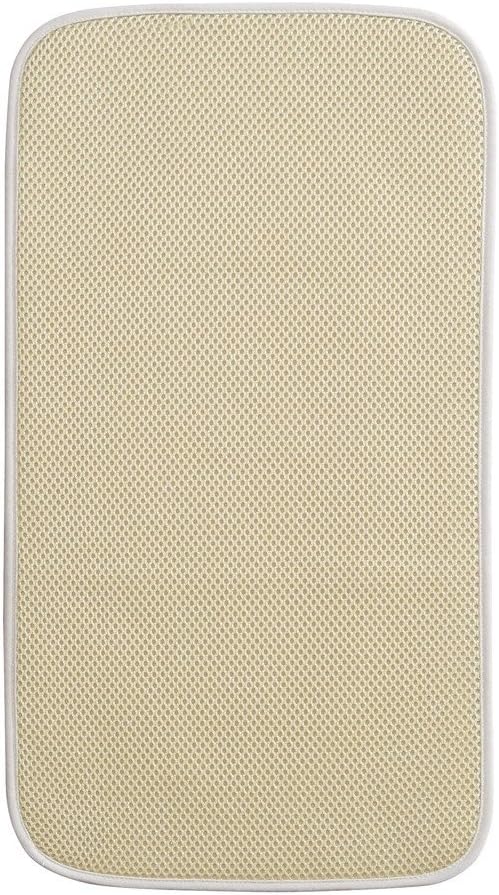 iDesign iDry Mini Absorbent Kitchen Countertop Dish Drying Mat - Wheat/Ivory by iDesign